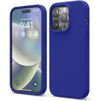 Elago Skal för iPhone 14 Pro, Flytande Silikon, Helkroppsskydd, Stötsäker, Slim, Anti-Scratch