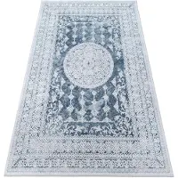 Rugsx Matta ACRYLIC VALENCIA 2328 ORNAMENT blå / ivory 80x150 cm