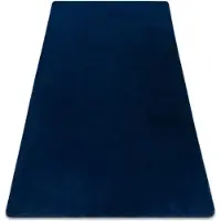 Rugsx Modern tvättmatta POSH shaggy, plysch, mycket tjock halkskydd mörkblå 160x220 cm