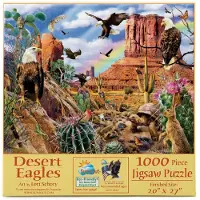 Sunsout Inc - Desert Eagles - 1000 PC Jigsaw Puzzle av Artist: Lori Schory - Frdig storlek 20 " X 27 " - MPN# 35156