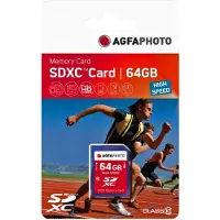 Agfa Sdxc 64gb High Speed Class 10 Uhs I U1 V30 Minneskort