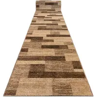 Rugsx Löpare KARMEL Deski brädor nöt 80cm 80x830 cm