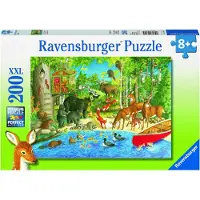 Ravensburger Woodland Friends 200 Piece Jigsaw Puzzle for Kids | Unik design | Frbttrar koncentration och kreativitet fr alla ldrar