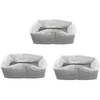Torribaly 30St ÅTeranväNdbar KattavföRing Filter Handsfree Pet Cat Excrement Liners Elastisk SandpåSe Filter Hygienisk KattlåDa Liners L