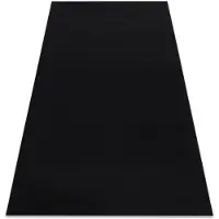 Rugsx Matta anti-halk RUMBA tuggummi enfärgad svart 80x200 cm