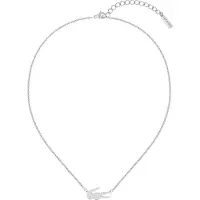 Lacoste Crocodile Women's rostfritt stl hnge halsband (modell: 2040043)