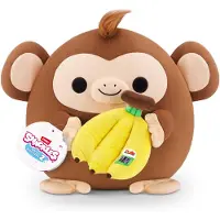 Ape Snacks Snackles Series 2 Monkey & Dole 16 tum plysch av Zuru Ultra Soft Plush Collectible Plush med riktiga licensierade varumrken fyllda djur som r p