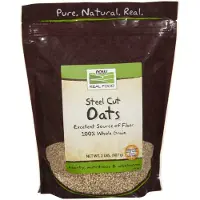 Now , Riktig Mat, Ekologiska Stålstrimlad Oats, 2 lbs (907 g)