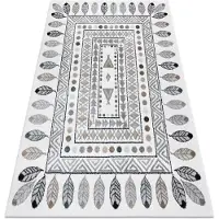 Rugsx Matta FUN Teepee för barn, Indisk, ram kräm 180x270 cm