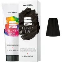 Goldwell Elumen Play Oxidant Free Black 120ml Semi-permanent Hårfärg