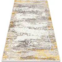 Rugsx Matta CORE W9775 Ram, skuggad - struktur, två nivåer av hudna, elfenben / beige 80x150 cm