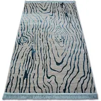 Rugsx Matta ACRYLIC MANYAS 195AA Grey/Blå fringe 80x150 cm