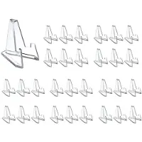 Typecat 120Pcs Commemorative Coin Display Rack, Decorative Bracket for Ancient Coins, Triple-Cornered Display Rack, Coin Rack