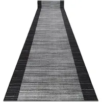 Rugsx Löpare anti-halk STREIFEN 100 cm antracit 100x360 cm