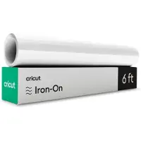 Cricut Everyday Iron-On White (3 Pack) White-6ft (3-pack 2ft rullar) -HTV Vrmeverfring Vinyl Compatible Maker/Explore Machines 3 Count