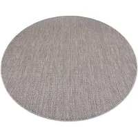 Rugsx Matta SISAL SION cirkel A5165A Melange Platt vävd beige cirkel 200 cm