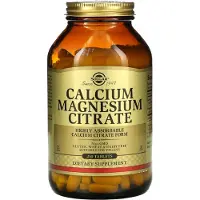 Solgar , Kalcium Magnesium Citrat, 250 Tabletter