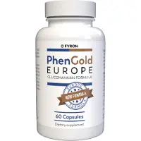 Fyron Group B.V. PhenGold - 60 kapslar med glukomannan, kakaoextrakt & vitamin B1 B6 - Schweiziskt kosttillskott