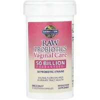 Elämän puutarha,Garden of Life , RAW Probiotika Vaginalvård, 30 Vegetariska Kapslar
