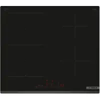 Bosch Serie 6 PVS63KHC1E, Svart, Inbyggnad, 59,2 cm, Zon induktionshäll, Keramik, 4 zon(er)