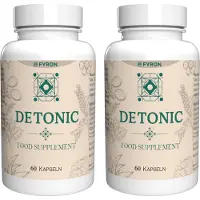 Fyron Group B.V. Detonic - 120 kapslar (2-pack) med glukomannan, kakao & vit. B - Schweiziskt kosttillskott