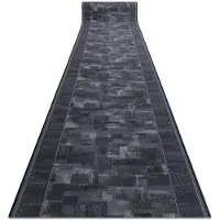 Rugsx Löpare anti-halk TRIBE antracit 80cm 80x100 cm