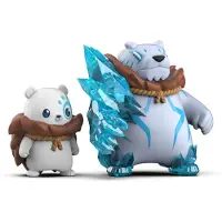 Unstable Games Instabila spel - Casting Shadows Vinylfigurset - Frost Polarpaw & Frost The Merciless - Samla dina favoritkaraktrer i Casting Shadows!