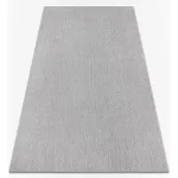 Rugsx Matta FLAT 48663/320 SISAL - grå PLAIN 120x170 cm