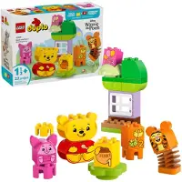 LEGO Duplo Disney Winnie The Poohs Birthday Party Building Set - Baby Toy i 18 mnader och uppt - Sensoriska leksaker fr att inspirera fantasif