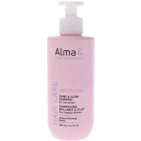 Alma K Shine and Glow Shampoo - Moisturizing Shampoo for Women - Hair Growth Shampoo - terfuktande schampo med arganolja kakaosmr - 10,1 oz