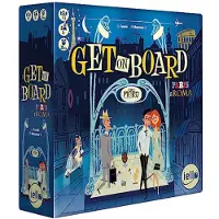 Iello : Get On Board: Paris & Rom - Ett Klurigt Flip & Write Brädspel, Skapa Bästa Tunnelbanelinjen, 1-5 Spelare