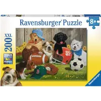 Ravensburger Lt oss spela boll! 200-bitars pussel - perfekt fr barn | Unika pusselbitar | Anti-reflex yta | Tillverkad av FSC-certifierade mate
