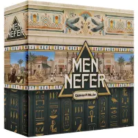 Ludonova Men -NEFER -brdspel - Journey Through Ancient Egypt! Arbetarens placeringsstrategi Game Fun Family Game For Kids & Adults i ldrarna 14+ 1-4 Spe