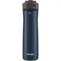 CONTIGO Ashland Chill 24oz rostfritt stl vattenflaska med lcktt lock & halm smart temperatursteknik hller drycker varmt och kallt idealiskt f