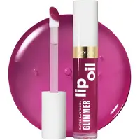 Revlon , Super Lustrous Glimmer, Lip Oil, 006 Plum Pop, 0,13 fl oz (3,8 ml)
