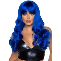 Leg avenue 24 " Misfit Long Wavy Bang Wig. - o / s / bltt