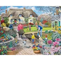 White Mountain Puzzles - Morfar's Garden - 1000 Piece Jigsaw Puzzle