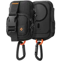 Spigen Snap Zip (MagFit), Fodral, Varje varumärke, Svart