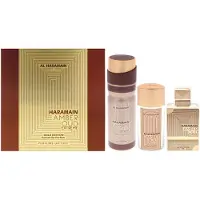 Al Haramain Amber Oud Gold Edition Extreme 3 Pc Present Set - Unisex Luxury Cologne - Parfym fr mn och kvinnor - 2,5 oz EDP Spray 1 oz EDP Spra