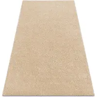 Rugsx Matta BUENOS 6652 shaggy vanlig, enfärgad kräm 80x150 cm