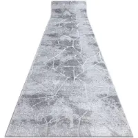 Rugsx Löpare Structural MEFE 2783 Marmor två nivåer av hudna grå 60 cm 60x290 cm
