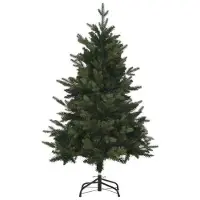 MUVOE HOMCOM Konstgjord julgran, 1,2 m, med stativ, Ø85 cm x 120 cm, grön