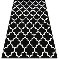 Rugsx Matta BCF Morad TRELIS Marockansk spaljé - svart 140x200 cm