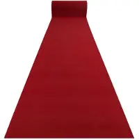 Rugsx Löpare anti-halk RUMBA 1974 Bröllop tuggummi enfärgad rödvin, röd 60cm 60x940 cm