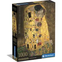 Clementoni -Museum Collection klimt The Kiss-1000 Pieces-Puzzle Entertainment for Adults-Made i Italien 39790