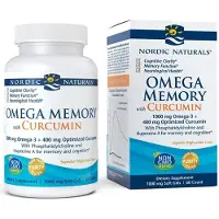 Nordic Naturals , Memory Booster, Omega-blandning, 1 000 mg, 60 mjuka kapslar (500 mg per mjuk kapsel)