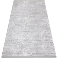 Rugsx Modern Matta TULS strukturell, fringe 51248 grå 240x330 cm