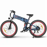 KUKIRIN Véhicule électrique pliable - Samebike LO26 PLUS - 1000W - 45 km/h - Autonomie 50 km blå