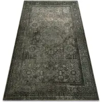 Rugsx Ullmatta OMEGA MAMLUK Rosett vintage iron grön 170x235 cm