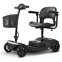 MUVOE Mobilitetsscooter för äldre Sweetrich S2, 250 W motor, 12 Ah batteri, Maximal belastning 136 kg, Räckvidd 15 km